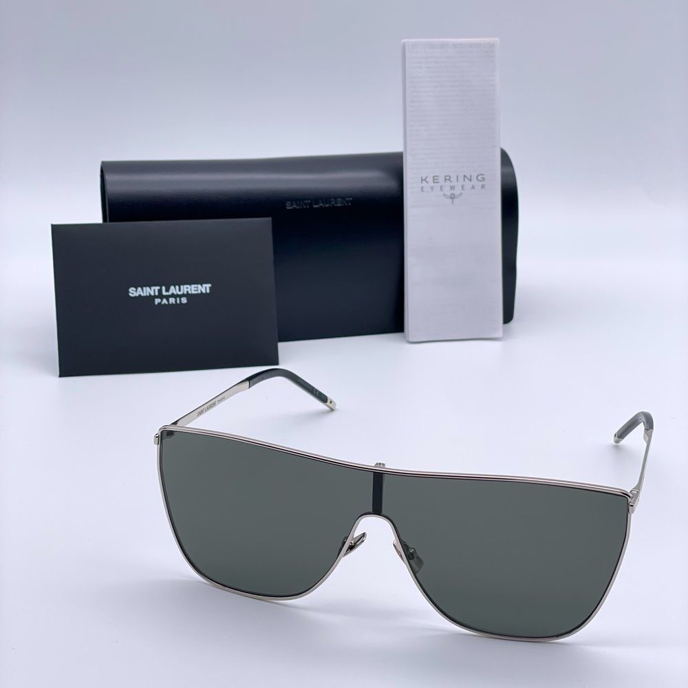 BRAND NEW SAINT LAURENT SL 1 Mask 002 Unisex Sunglasses